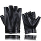 Cycling Leather Half-Finger Gloves For Men And Women Imitation Leather Half Leaky Fingerless Outdoor Fitness Non-Slip Driving